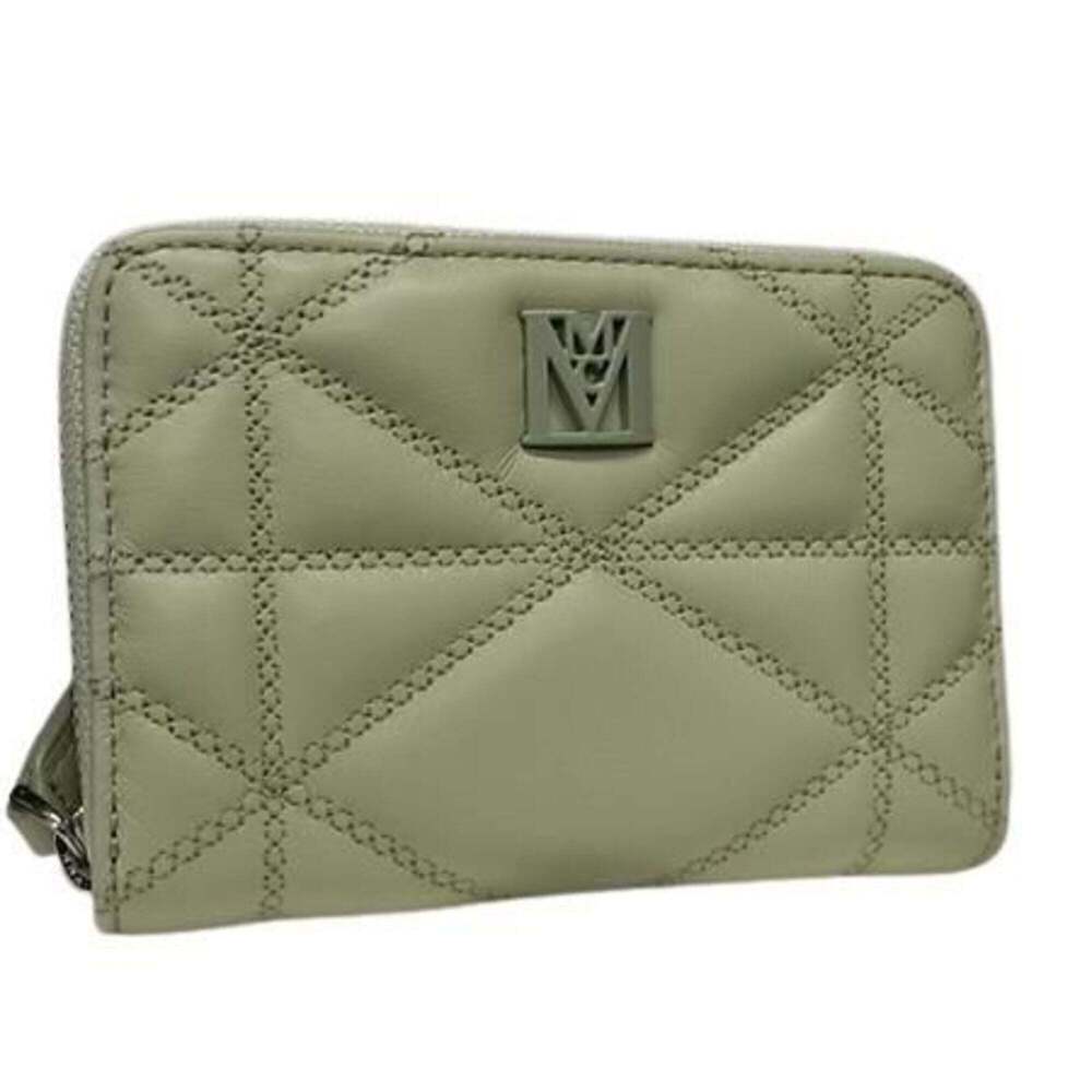 MCM (MCM) Wallet/Coin Case MYL DSLM01 J3001 Light Beige Leather Women's Round